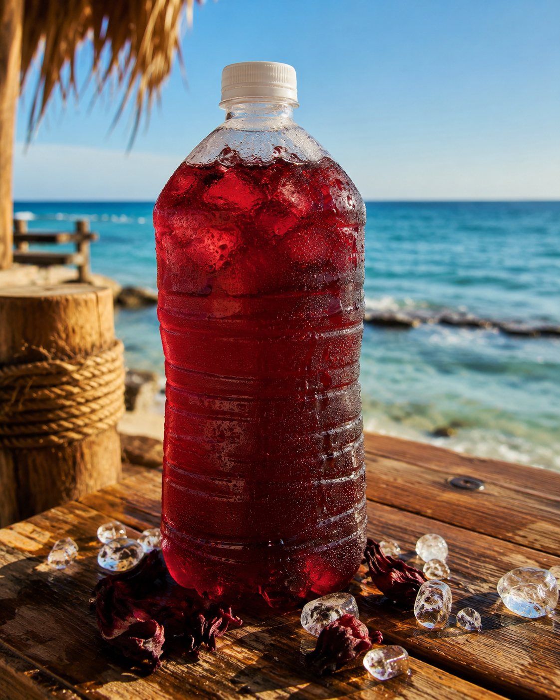 Agua de Jamaica de Mr. Barbas